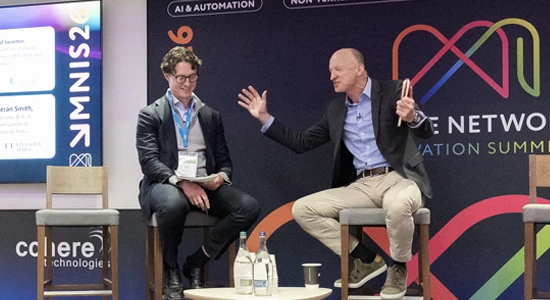 Olaf Swantee, chairman of Odido and former CEO of EE and Sunrise, in conversation with Kieran Smith, Telecoms and Tech Correspondent, Financial Times